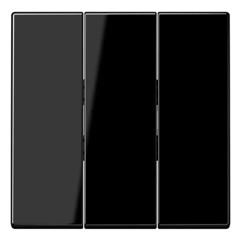 Tecla triplo preto Série LS JUNG LS993BFSW
