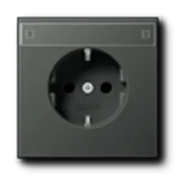 Tomada SCHUKO® 16 A 250 V Alumínio Lacado anthracite Série LS JUNG AL1521KINAAN