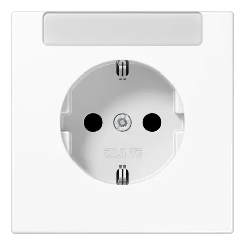 Tomada SCHUKO® 16 A 250 V com Campo de Inscrição Branco LS1520INAWW JUNG LS1520INAWW