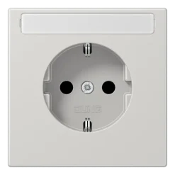 Tomada SCHUKO® com Campo de Inscrição Cinzento Claro LS1520KINALG JUNG LS1520KINALG