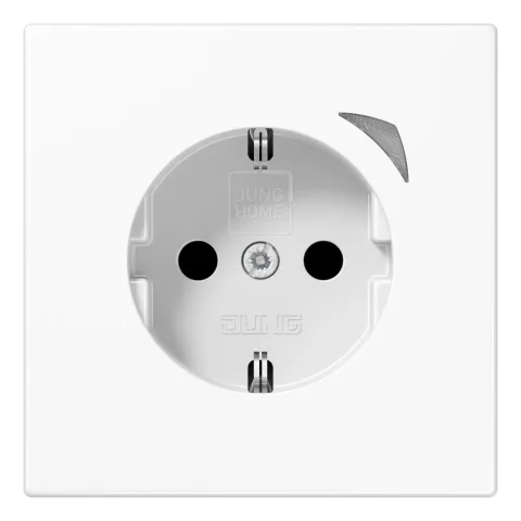 Tomada SCHUKO® com Indicação de Funcionamento Safety Plus LS JUNG BTLS1521SSW