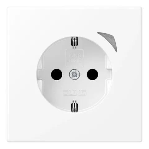 Tomada SCHUKO® com Indicação de Funcionamento Safety Plus LS JUNG BTLS1521SSW