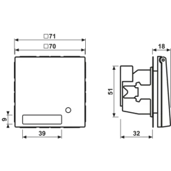 Tomada SCHUKO® com Indicação de Funcionamento Verde LS1520NAKLKOGN JUNG LS1520NAKLKOGN