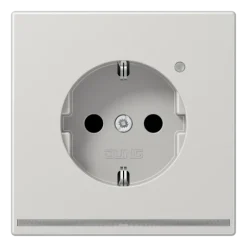 Tomada SCHUKO® com Luz de Orientação LED Cinzento Claro LS JUNG LS1520-OLGLNW
