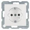 Tomada Schuko com obturador, branco - Berker 47238989