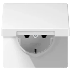 Tomada SCHUKO® com Tampa Basculante Branco LS1520KIKLWW JUNG LS1520KIKLWW