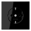 Tomada SCHUKO® Safety Plus Duroplástico Preto LS JUNG LS1521KISW