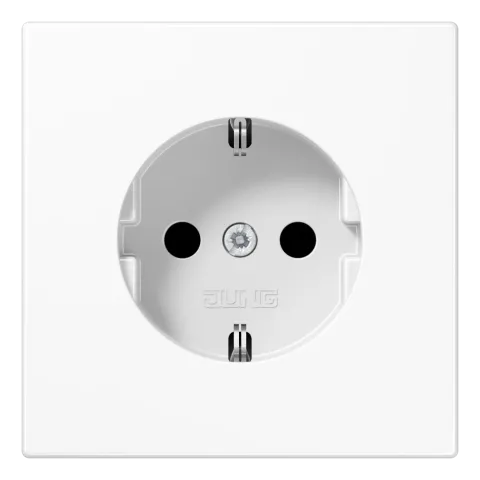 Tomada SCHUKO® Safety Plus Duroplástico Branco LS JUNG LS1520KIWW