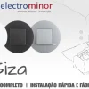 Tomada Siza Vieira - branco mate - Kit Completo
