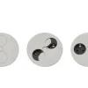 Tomada Twist 2 x Schuko em Branco - BACHMANN