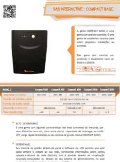 Ups compact basic 1500va 900w