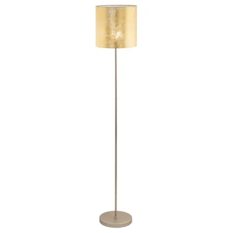 VISERBELLA Candeeiro de Pé EGLO - Design Elegante com Abajur em Tecido