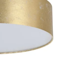 VISERBELLA Candeeiro de Teto Dourado EGLO – Plafon Têxtil 110cm 97641